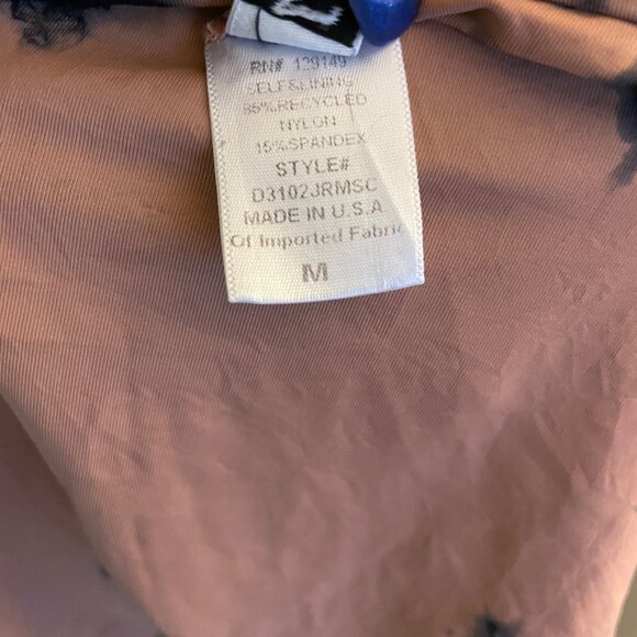 Dippin Daisys Tie-Dye High-Waisted Bikini Set Medium Black & Tan Recycled Fabric - Picture 6 of 6